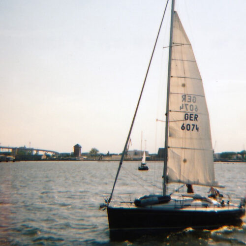 Hafenrundfahrt Stralsund analog Lomoherz