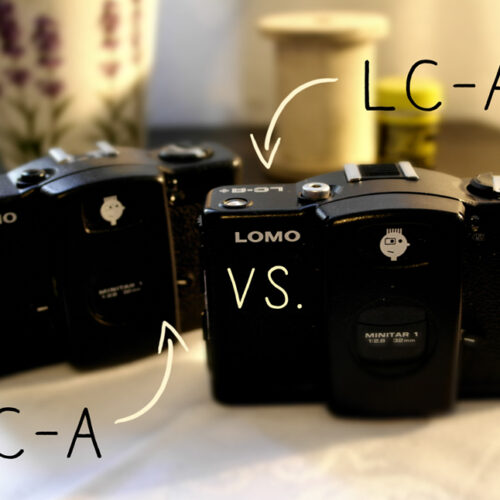 LC-A versus LC-A+ Unterschied Lomography analog Lomoherz