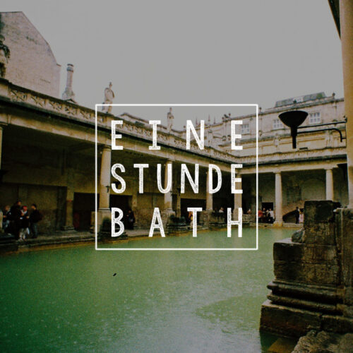 Eine Stunde Bath England analog Lomoherz